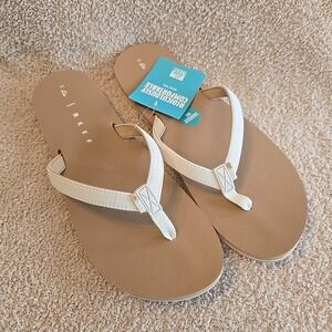 Reef Solana Women's Slip-on Flip-flop Sandals Size 11 White NWT